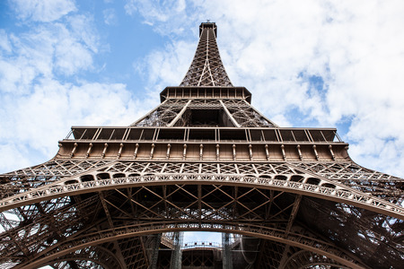 The Eiffel tower in Paris, Franceの写真素材
