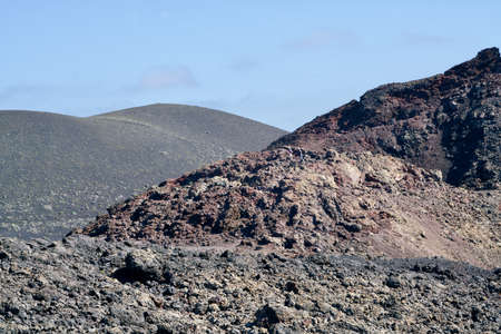 Volcano mountains of Fuencaliente de La Palmaの写真素材