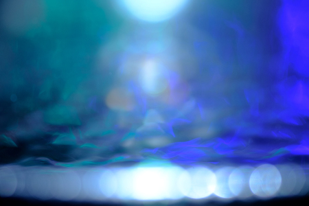 Bokeh light background and water waves (water surface) in the pool.