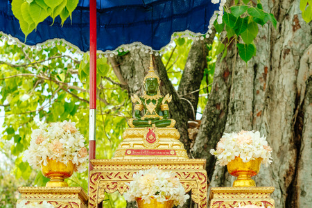 The emerald buddha statue ,Thailandの写真素材