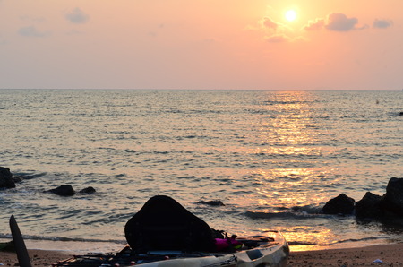 the pivate beach at pattaya thailandの写真素材