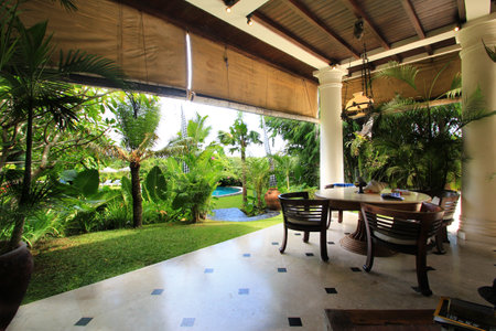Beauty villa in baliのeditorial素材