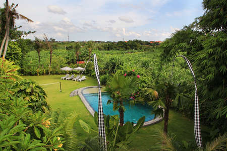 Beauty villa in baliのeditorial素材