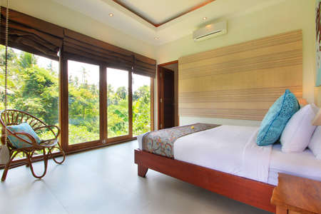 Villa in Bali with design modern contemporaryのeditorial素材