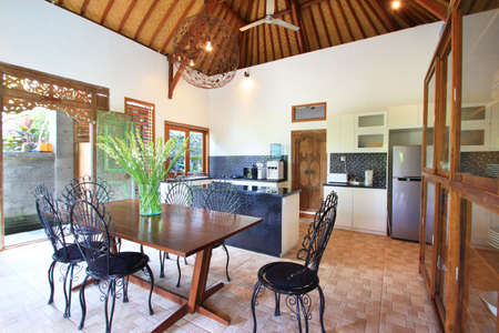 Villa in Bali with design modern contemporaryのeditorial素材