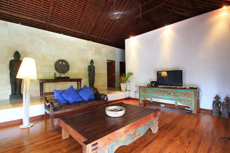Villa in Bali with design modern contemporaryのeditorial素材