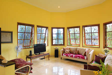 Villa in Bali with design modern contemporaryのeditorial素材