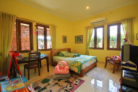 Villa in Bali with design modern contemporaryのeditorial素材