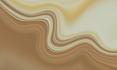 3d wallpaper abstract waves oil paintの写真素材