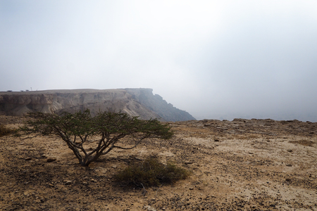 Mountain range at Qeshm Island, Iranの写真素材