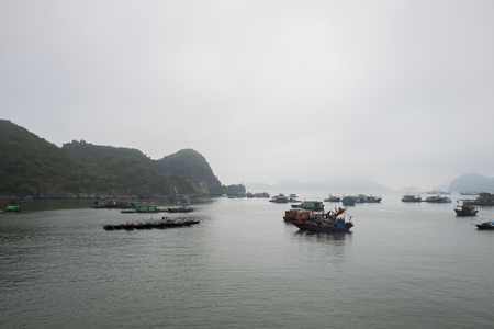 Vietnam halongの写真素材