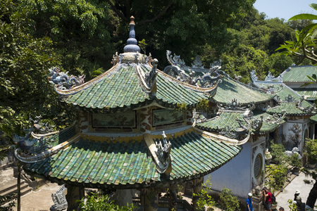 Ngu Hanh Danang Vietnam Son Pagodaの写真素材