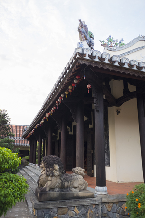 HOI AN, VIETNAM Templeの写真素材
