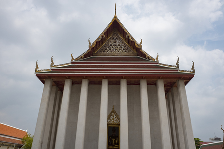 tower bangkok in the temple thailand abstract cross colors roof wat palaces asia sky and colors religion mosaic sculptureのeditorial素材
