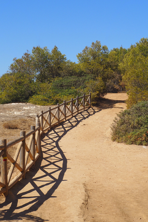 A view of a Praia da Rocha in Portimao, Algarve region, Portugalの写真素材