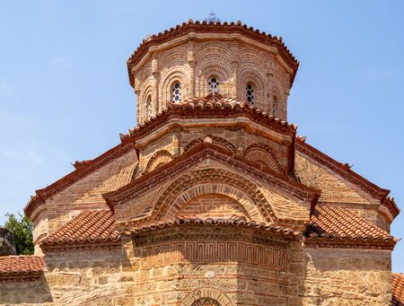 The Monastery of Great Meteoron is the largest monastery at Meteora. Meteora is one of the most precipitously built complexes of Eastern Orthodox monasteries in Greeceの写真素材