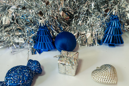 Background of decorated Christmas and New Year.の写真素材