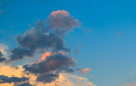 sky with clouds in sunset/sunrise