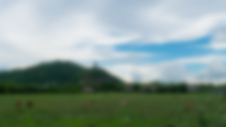 abstract blurred background, forest mountains and sky.の写真素材