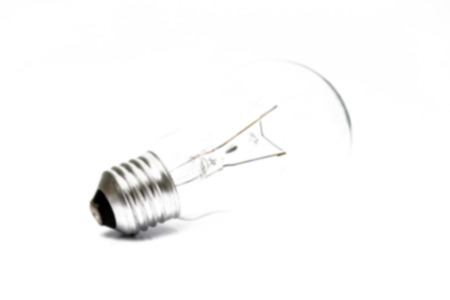 abstract blurred background of light bulb.の写真素材