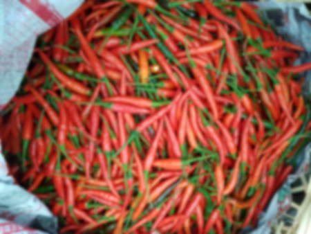 Abstract blurred background of chilli.
