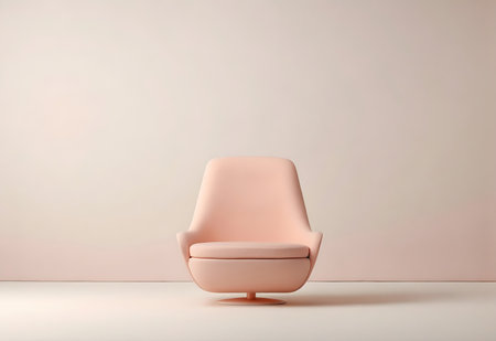 Minimalist concept background. Minimal living room with empty wall with space for text.の素材