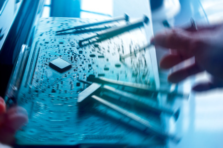 Computer repair spin blur conceptの写真素材