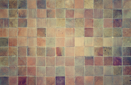 grunge mosaic tiles for backgroundの写真素材