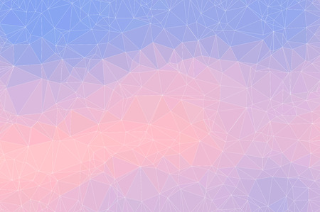 Seamless abstract triangle polygonal mosaic pastel pattern background, illustrationの写真素材
