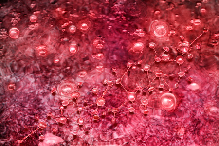 DNA. Abstract background, molecule structureの写真素材
