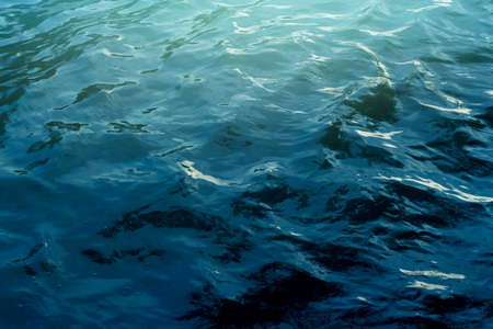 sea wave in the abstract color, soft focusの写真素材