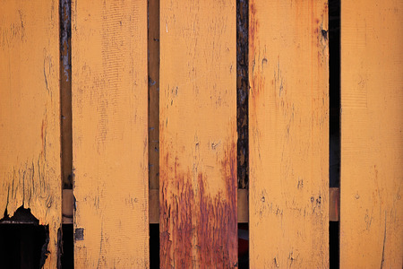 Surface and texture of fence color old wood paint for backgroundの写真素材