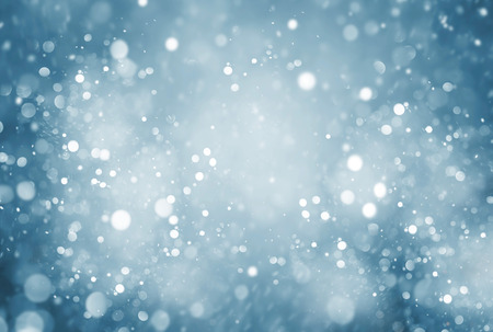 abstract particle with blue backgroundの写真素材