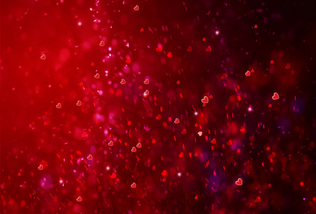 Hearts shape of a Valentine's day backgroundの写真素材