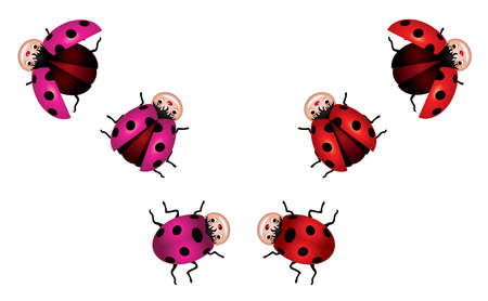 Snowman with Red glossy ribbon vector banners for merry christmasのイラスト素材