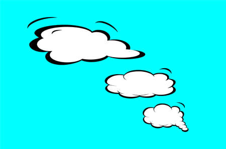 speech bubbles design elements. editable text. vector illustrationのイラスト素材