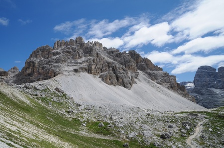 Dolomite alps inTyrol, Italyの写真素材