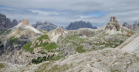 Dolomite alps inTyrol, Italyの写真素材