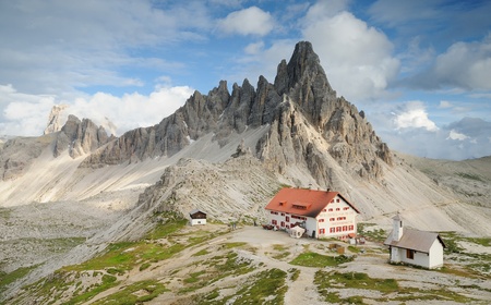 Dolomite alps inTyrol, Italyの写真素材