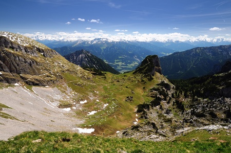 rofan is a summit in the Austrian Alpsの写真素材