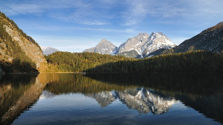 mountain lakeの写真素材