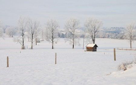 winter landscapeの写真素材