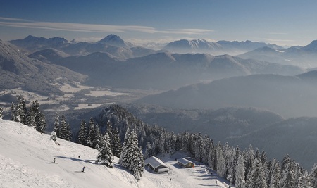 winter landscapeの写真素材