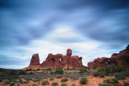 arches nationalparkの写真素材