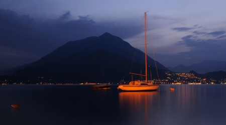 lago di comoの写真素材