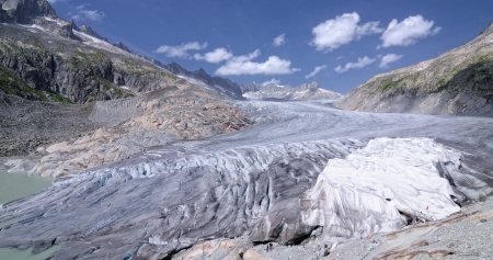 rhone glacierの写真素材