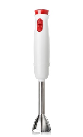 Immersion blender isolated on a white backgroundの写真素材