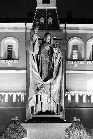 The second Patriarch Hermogenes, Patriarch of Moscow and all Russia, the Church known public figure of the era of the time of Troubles. Canonized By The Russian Orthodox Churchの写真素材