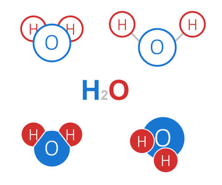 Graphic h2o vector illustration. Isolated water icon logo.のイラスト素材