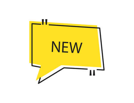 Modern abstract color banner. Simple shape label in vector flat style.のイラスト素材